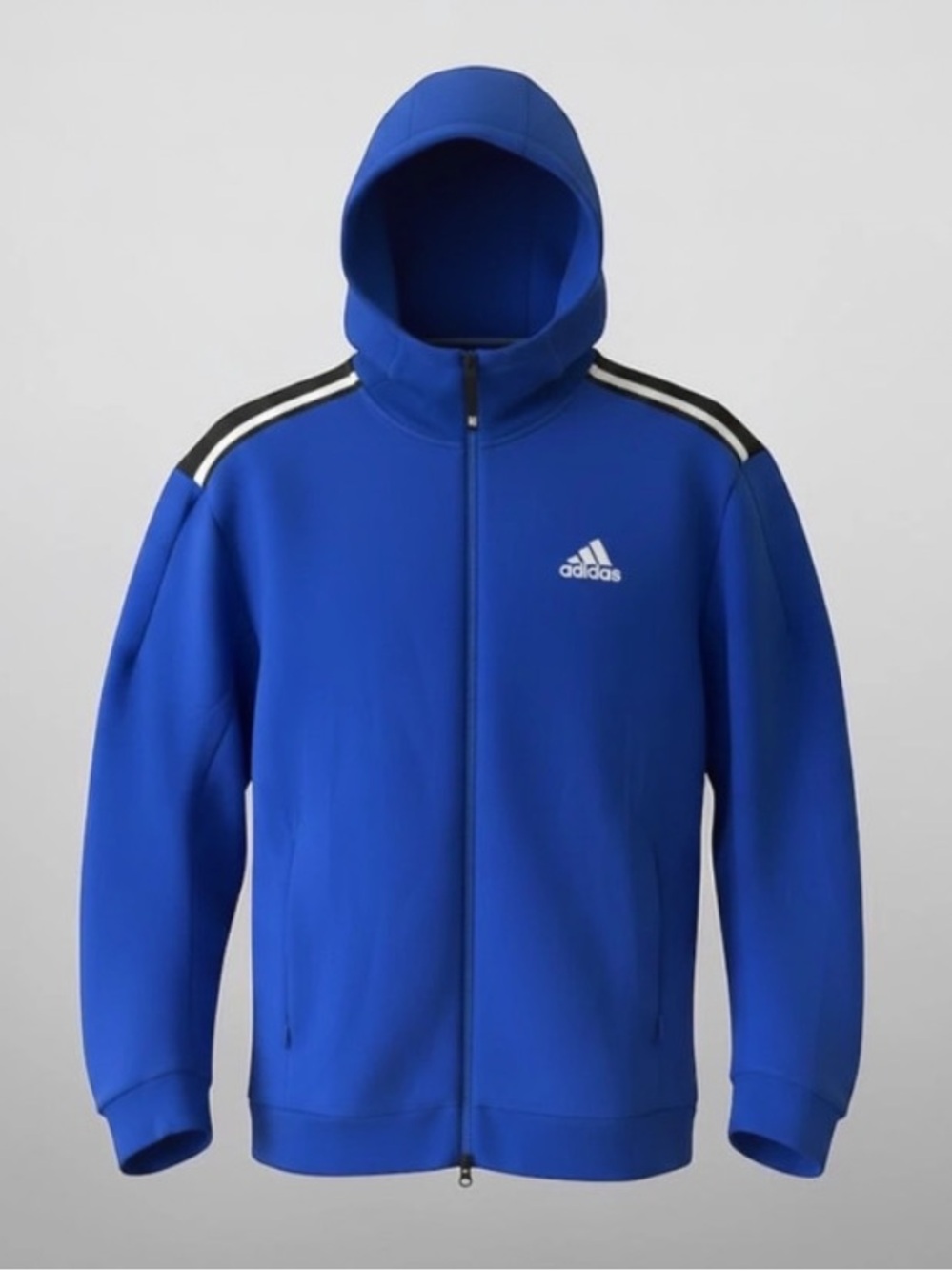 Adidas Z.N.E. Aeroready Full Zip Hoodie Royal Blue Men’s Large NWOT Athleisure